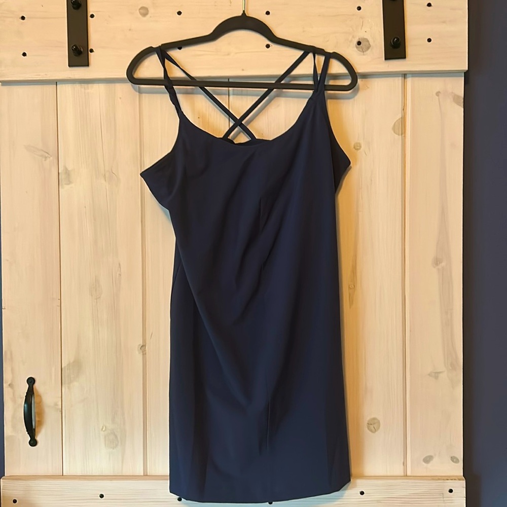 NWT Columbia navy stretch dress